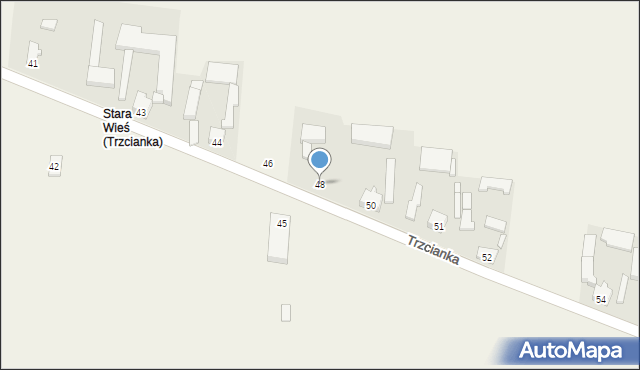 Trzcianka, Trzcianka, 48, mapa Trzcianka