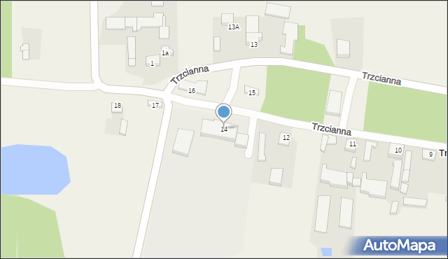 Trzcianna, Trzcianna, 14, mapa Trzcianna