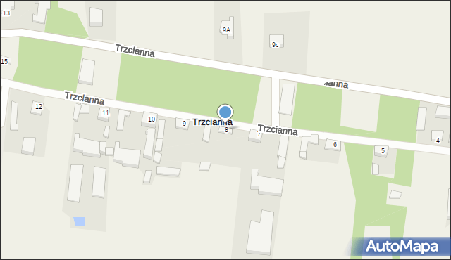 Trzcianna, Trzcianna, 8, mapa Trzcianna