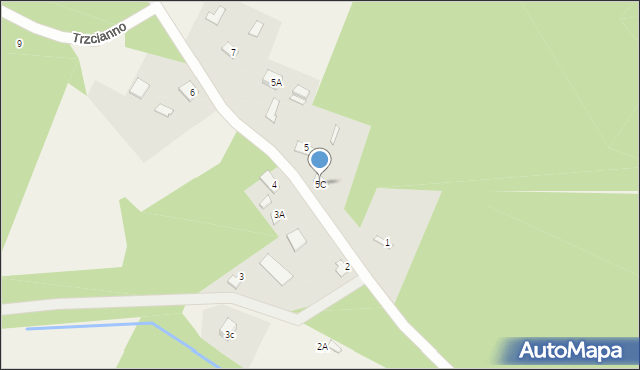 Trzcianno, Trzcianno, 5C, mapa Trzcianno