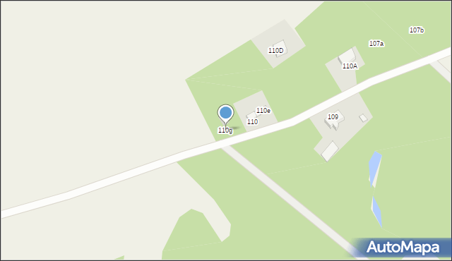 Trzciano, Trzciano, 110g, mapa Trzciano