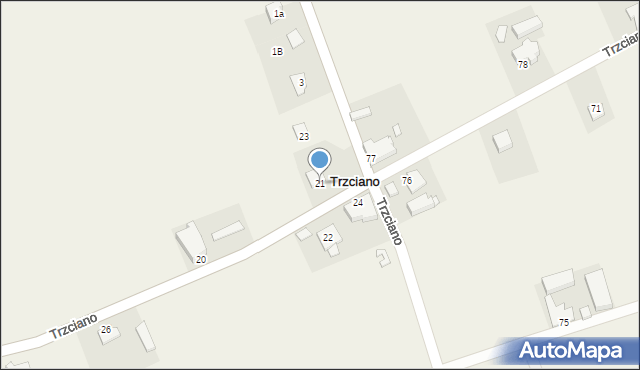 Trzciano, Trzciano, 21, mapa Trzciano