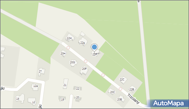 Trzciany, Trzciany, 22F, mapa Trzciany