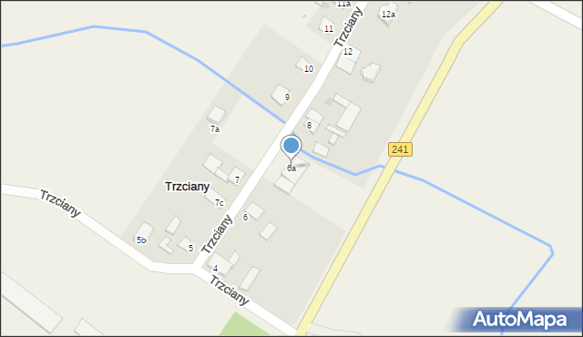 Trzciany, Trzciany, 6a, mapa Trzciany