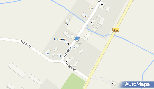 Trzciany, Trzciany, 6b, mapa Trzciany