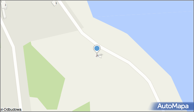 Trzciel-Odbudowa, Trzciel-Odbudowa, 15, mapa Trzciel-Odbudowa