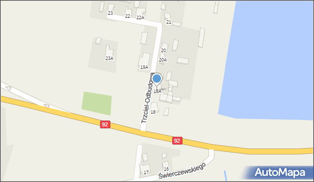 Trzciel-Odbudowa, Trzciel-Odbudowa, 18A, mapa Trzciel-Odbudowa