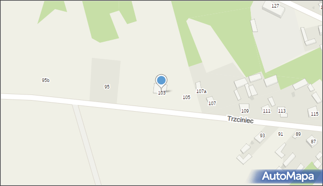 Trzciniec, Trzciniec, 103, mapa Trzciniec