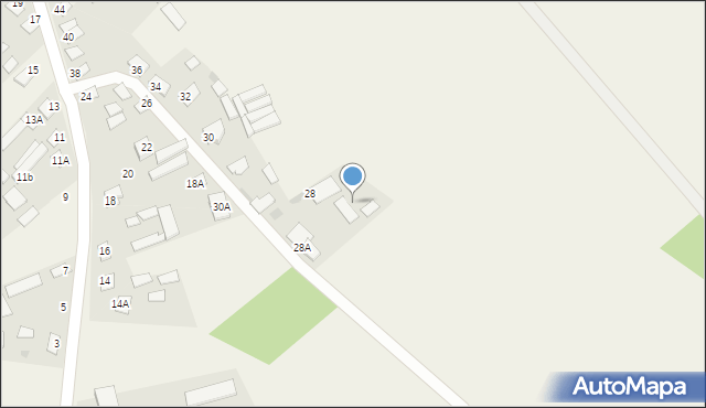 Trzciniec, Trzciniec, 28b, mapa Trzciniec