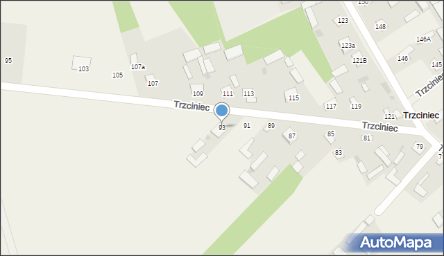 Trzciniec, Trzciniec, 93, mapa Trzciniec