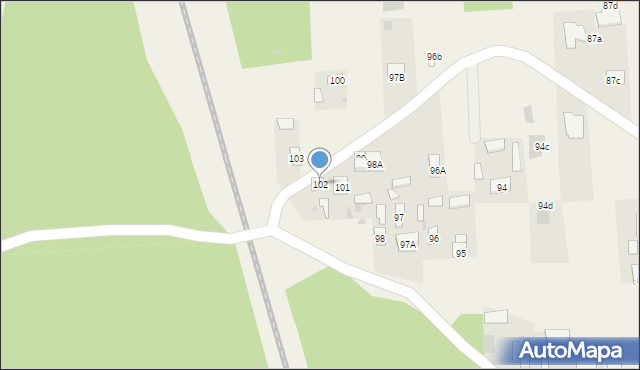 Trzciniec, Trzciniec, 102, mapa Trzciniec