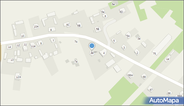 Trzciniec, Trzciniec, 4a, mapa Trzciniec