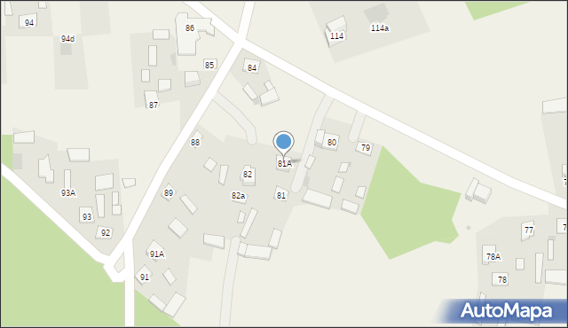 Trzciniec, Trzciniec, 81A, mapa Trzciniec