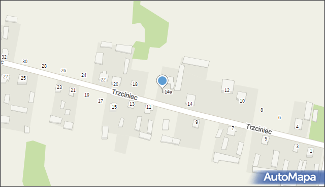Trzciniec, Trzciniec, 16, mapa Trzciniec