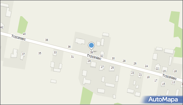 Trzciniec, Trzciniec, 34, mapa Trzciniec