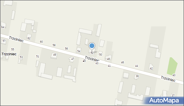 Trzciniec, Trzciniec, 52, mapa Trzciniec