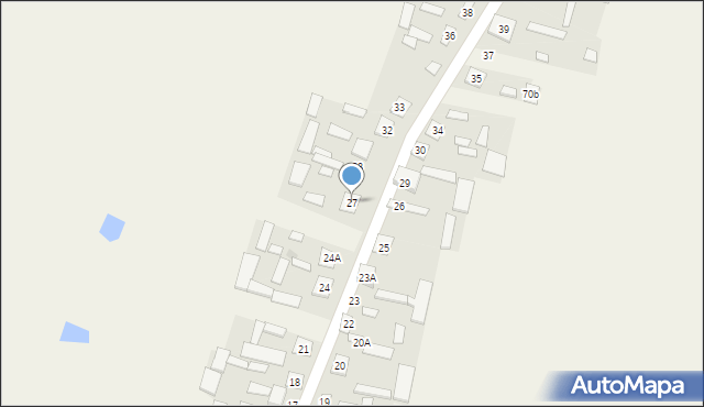 Trzciniec, Trzciniec, 27, mapa Trzciniec