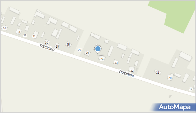 Trzciniec, Trzciniec, 25, mapa Trzciniec