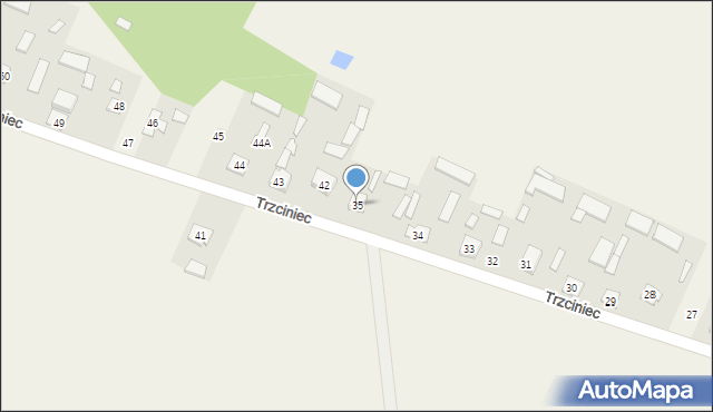 Trzciniec, Trzciniec, 35, mapa Trzciniec