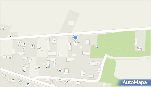 Trzciniec, Trzciniec, 12, mapa Trzciniec