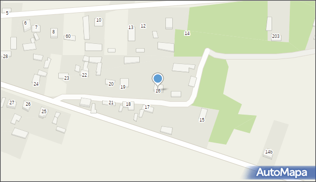 Trzciniec, Trzciniec, 16, mapa Trzciniec