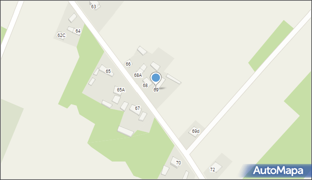 Trzciniec, Trzciniec, 69, mapa Trzciniec