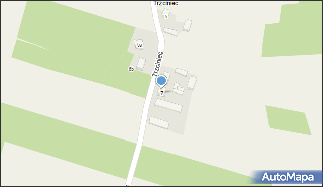 Trzciniec, Trzciniec, 7, mapa Trzciniec