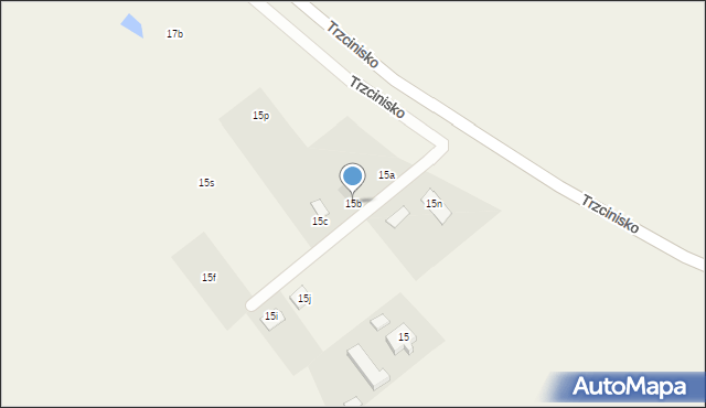 Trzcinisko, Trzcinisko, 15b, mapa Trzcinisko
