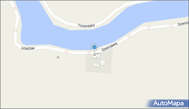 Trzcinisko, Trzcinisko, 24, mapa Trzcinisko