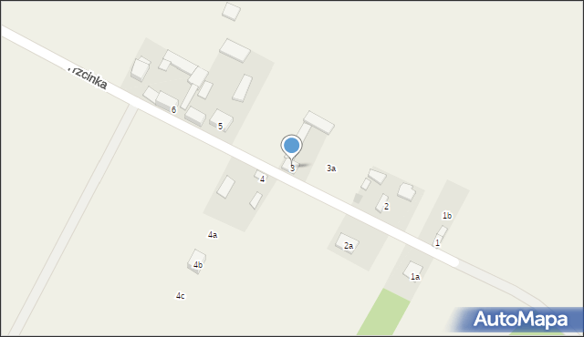 Trzcinka, Trzcinka, 3, mapa Trzcinka