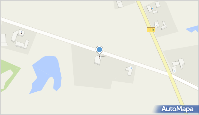 Trzcinna, Trzcinna, 2, mapa Trzcinna