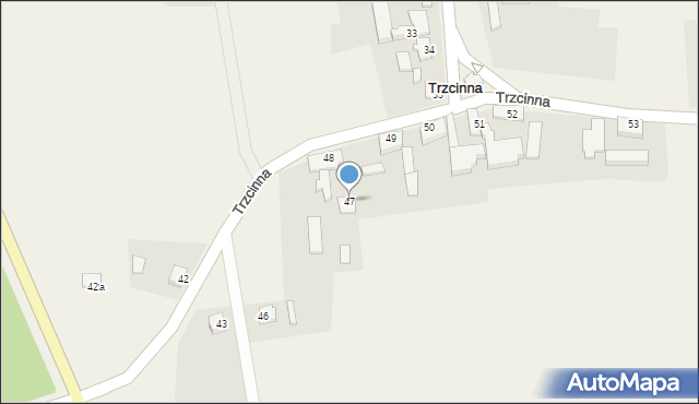 Trzcinna, Trzcinna, 47, mapa Trzcinna