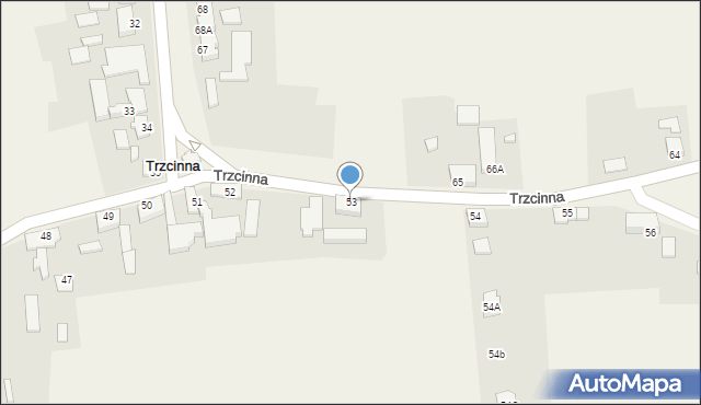 Trzcinna, Trzcinna, 53, mapa Trzcinna