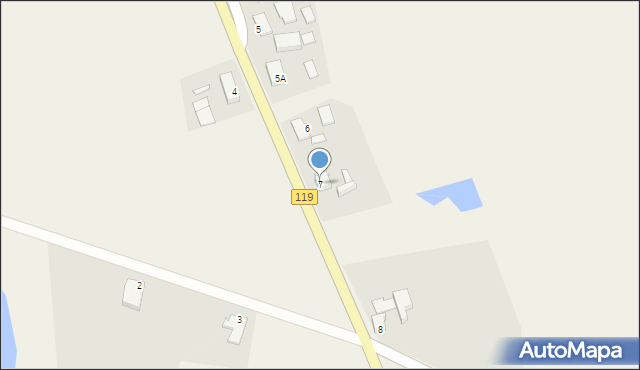 Trzcinna, Trzcinna, 7, mapa Trzcinna