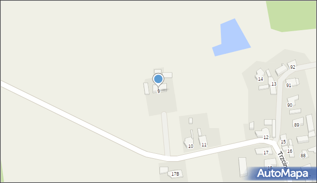 Trzcinna, Trzcinna, 9, mapa Trzcinna