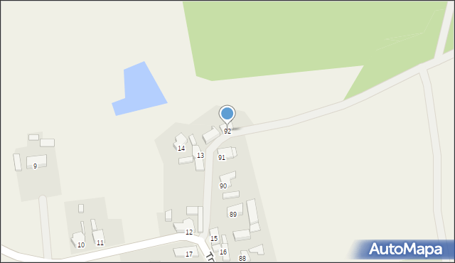 Trzcinna, Trzcinna, 92, mapa Trzcinna