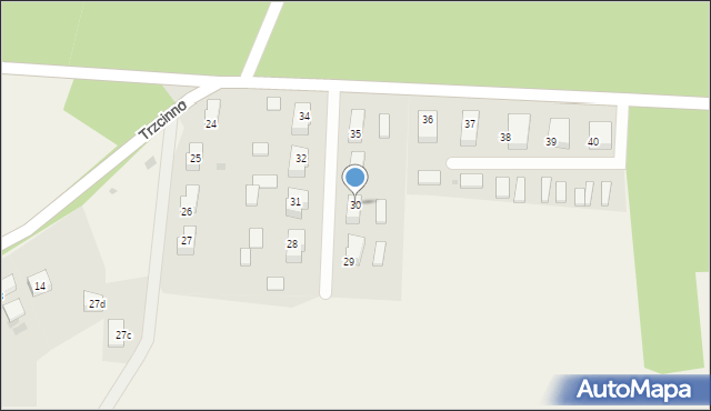 Trzcinno, Trzcinno, 30, mapa Trzcinno