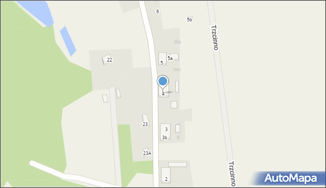 Trzcinno, Trzcinno, 4, mapa Trzcinno