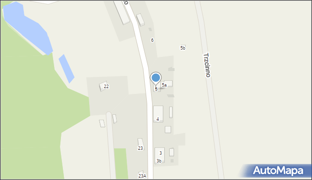 Trzcinno, Trzcinno, 5, mapa Trzcinno