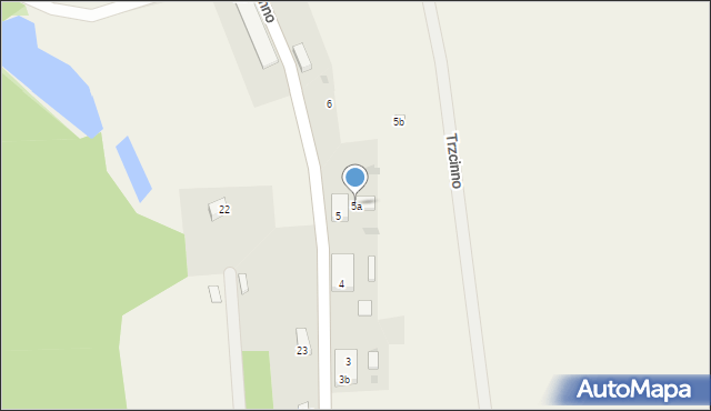 Trzcinno, Trzcinno, 5a, mapa Trzcinno