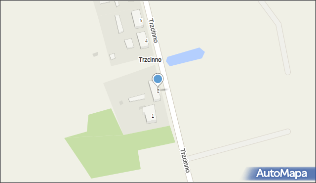 Trzcinno, Trzcinno, 2, mapa Trzcinno