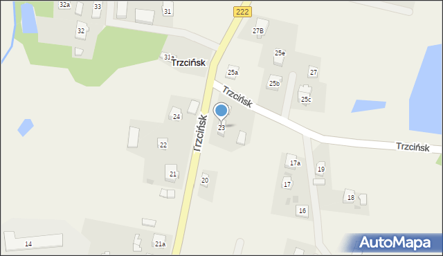 Trzcińsk, Trzcińsk, 23, mapa Trzcińsk