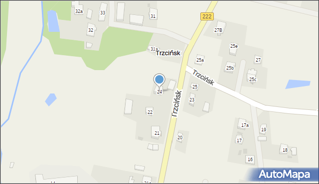 Trzcińsk, Trzcińsk, 24, mapa Trzcińsk