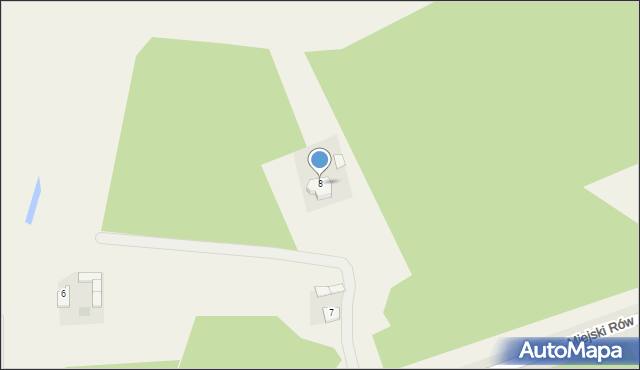 Trzcionek, Trzcionek, 8, mapa Trzcionek