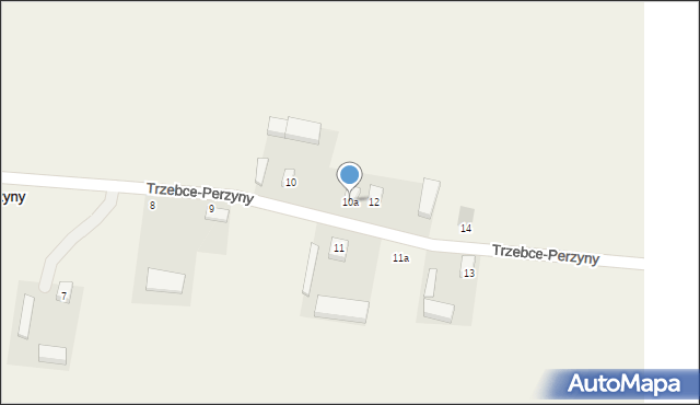 Trzebce-Perzyny, Trzebce-Perzyny, 10a, mapa Trzebce-Perzyny