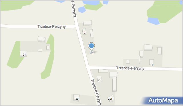 Trzebce-Perzyny, Trzebce-Perzyny, 1A, mapa Trzebce-Perzyny