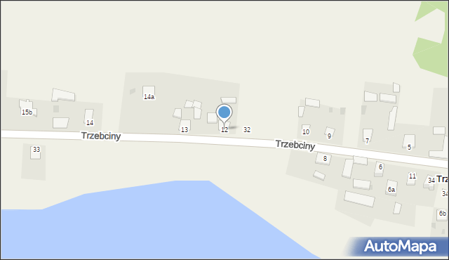 Trzebciny, Trzebciny, 12, mapa Trzebciny