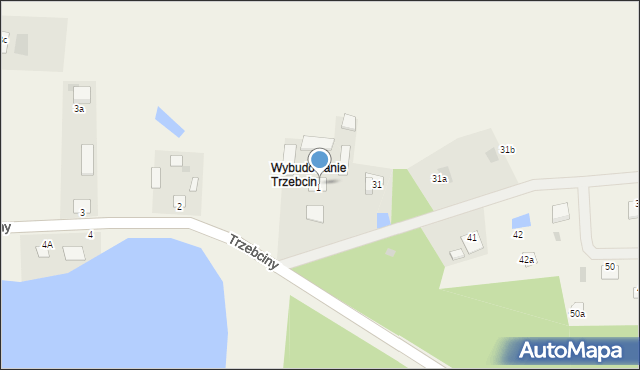 Trzebciny, Trzebciny, 1a, mapa Trzebciny