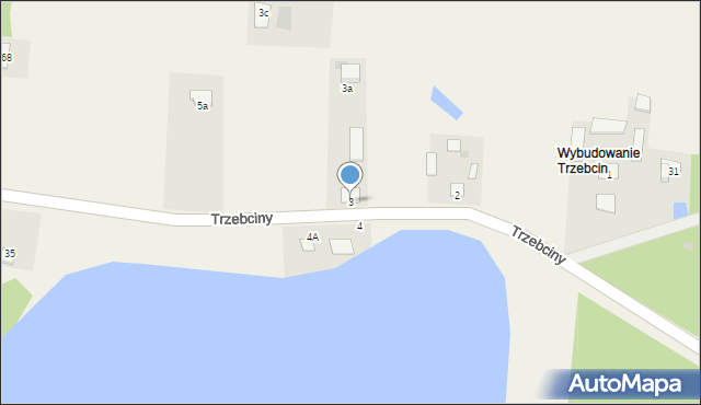 Trzebciny, Trzebciny, 3, mapa Trzebciny