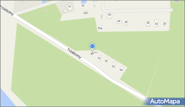 Trzebciny, Trzebciny, 60, mapa Trzebciny